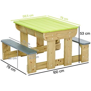 Table pique-nique en bois