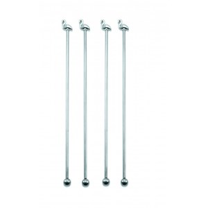 Touilleurs flamant rose - lot de 4