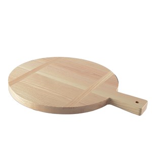 Planche à découper en bois ronde