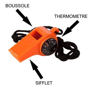 Sifflet de survie regatta survival whistle