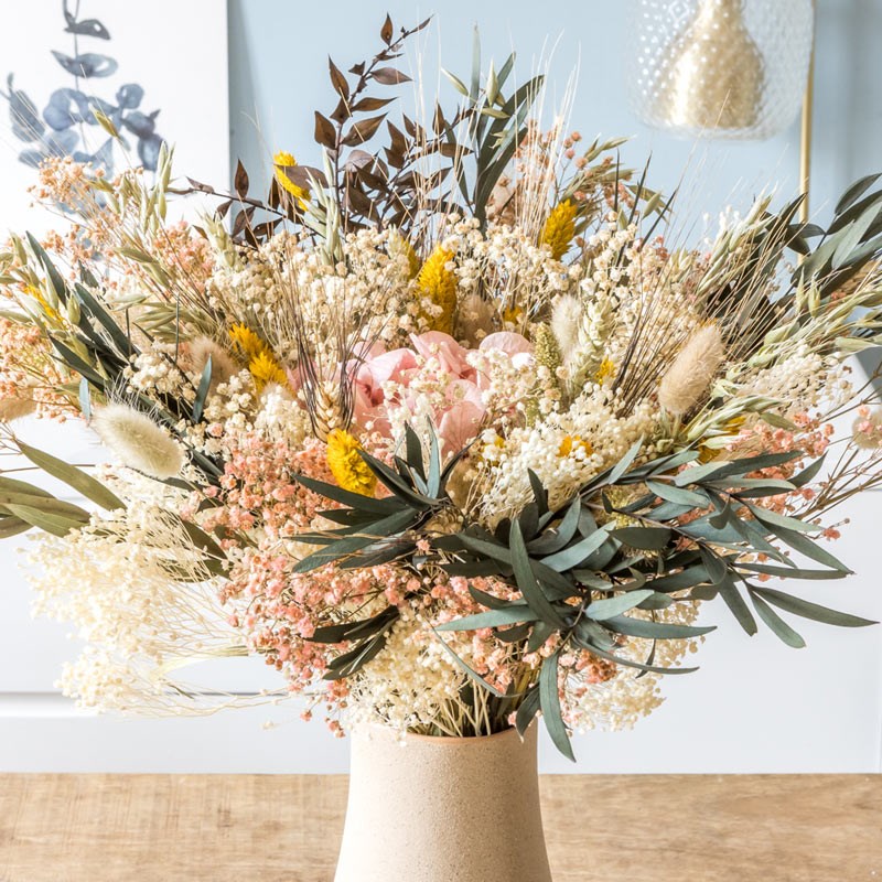 réconciliation végétale - Bouquet de fleurs séchées emma m