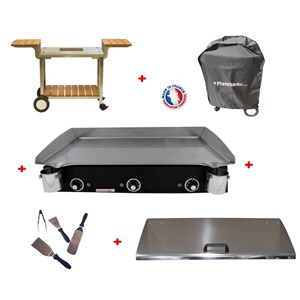 Pack plancha lux830 carbo chariot elysee
