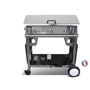 Pack plancha lux830 inox chariot rivoli