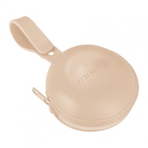 Range sucette zippé en silicone nude tu