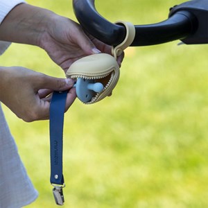 Boîte à sucette silicone zippé vert