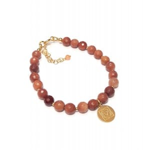 Bracelet jaspe rouge chakra muladhara