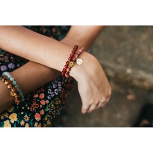 Bracelet jaspe rouge chakra muladhara