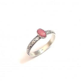 Bague ethnique rhodonite taille 54