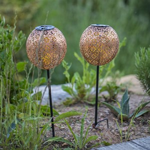 Lot de 2 balises solaires 2x agadir