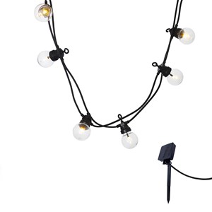 Guirlandes solaires x2 party clear solar