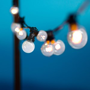 Guirlandes solaires x2 party clear solar