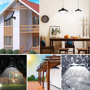 Suspension d'extérieur nomade solaire noir waren