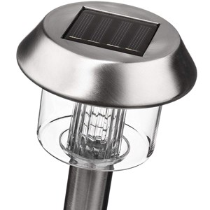 8 balises solaires à planter gris alesia