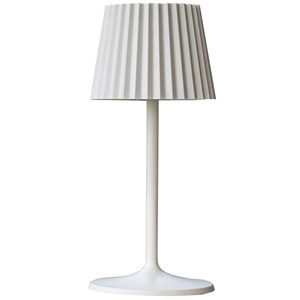 Lampe de table sans fil led blanc abby