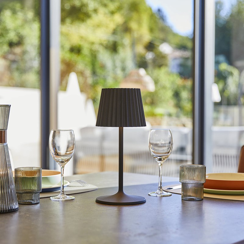 Lumisky - Lampe de table sans fil led abby black