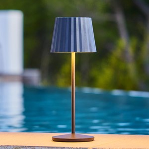 Lampe de table sans fil noir abby