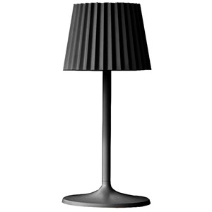 Lampe de table sans fil led noir abby