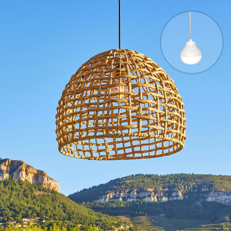 Suspension nomade beige amadeo