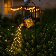 Balise solaire arrosoir marron arrosy