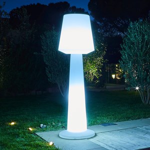 Lampadaire ext filaire blanc austral