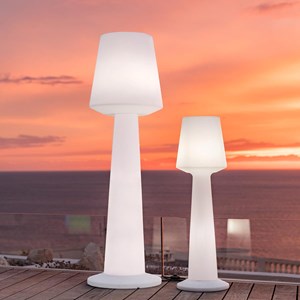 Lampadaire ext filaire blanc austral