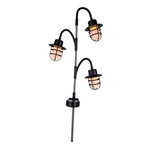 Lampe extérieure nomade noir berry spike