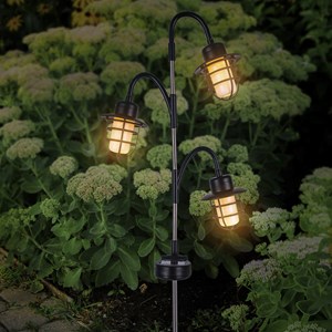 Lampe extérieure nomade noir berry spike
