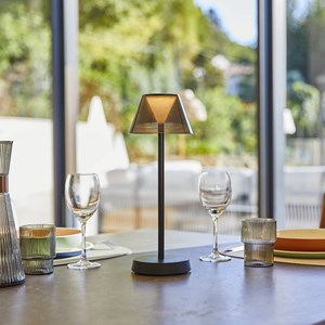 Lampe de table sans fil beverly black