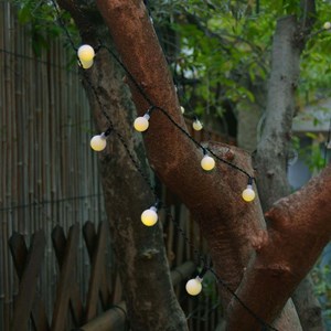 Guirlande boules beige billy