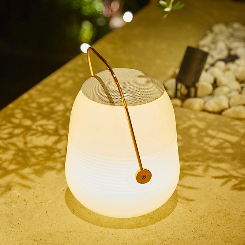Lumisky - Lampe enceinte bluetooth bob station