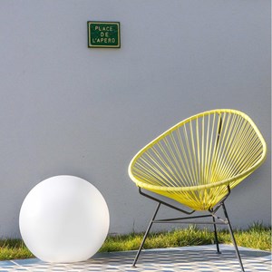 Boule lumineuse filaire blanc bobby