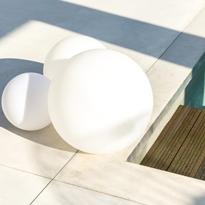 Boule lumineuse filaire blanc bobby