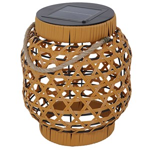 Lanterne solaire décorative beige capri