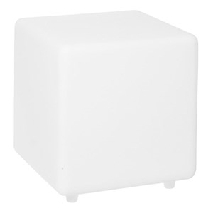 Cube solaire lumineux multicolore blanc casy