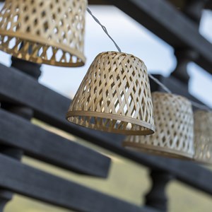 Guirlande lumineuse solaire beige chill