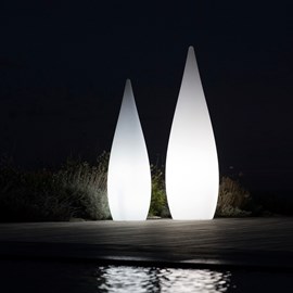 Lampadaire ext filaire blanc classy