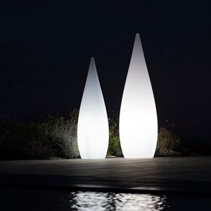 Lampadaire secteur blanc classy