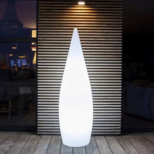 Lampadaire ext filaire blanc classy