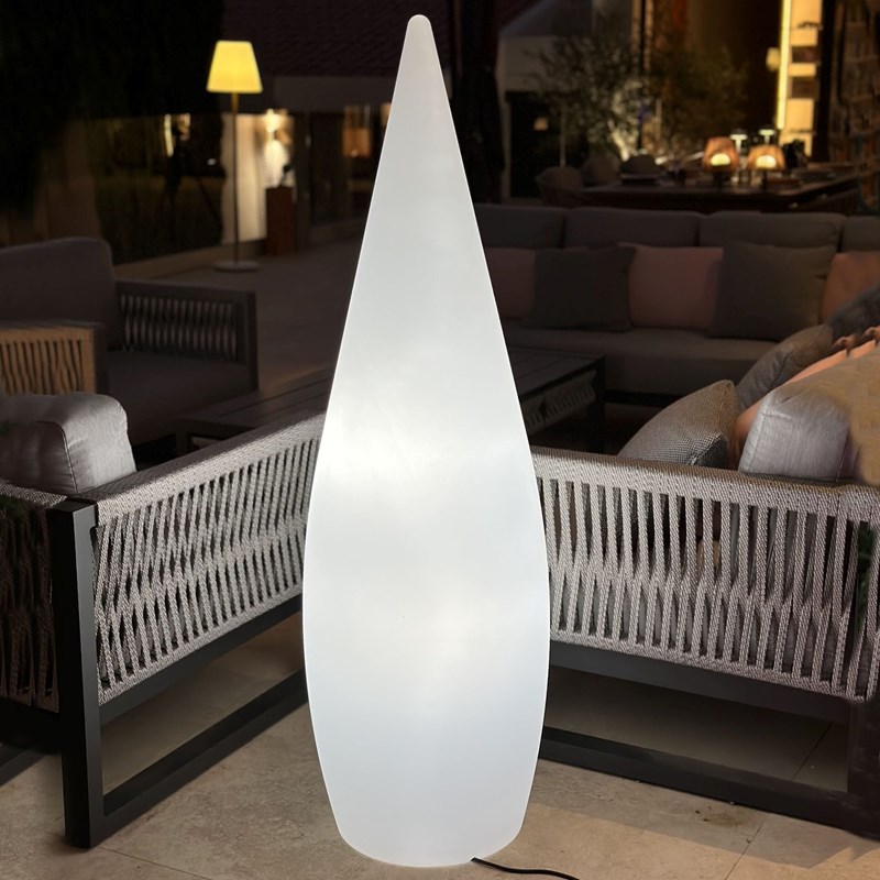 Lampadaire secteur blanc classy