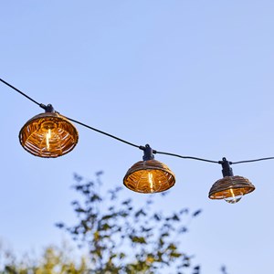 Guirlande lumineuse extérieur connectable beige cottage