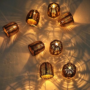 Guirlande lumineuse solaire marron formentera