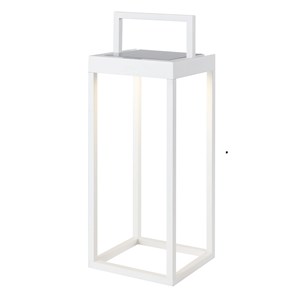 Lanterne solaire chic blanc hydra