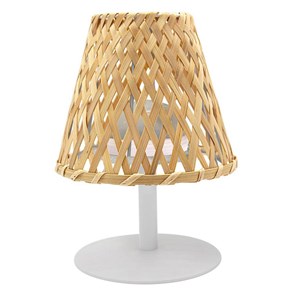 Lampe de table sans fil led beige ibiza