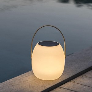 Baladeuse solaire et rechargeable blanc jimmy