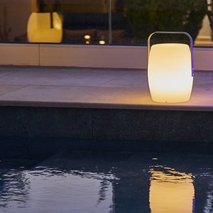 Lanterne sans fil led blanc lucy