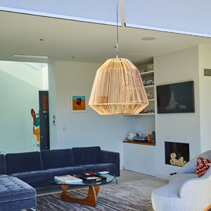 Suspension solaire bohème marron maya