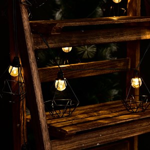 Guirlande solaire noir mily