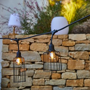 Guirlande chapeau métal noir nema