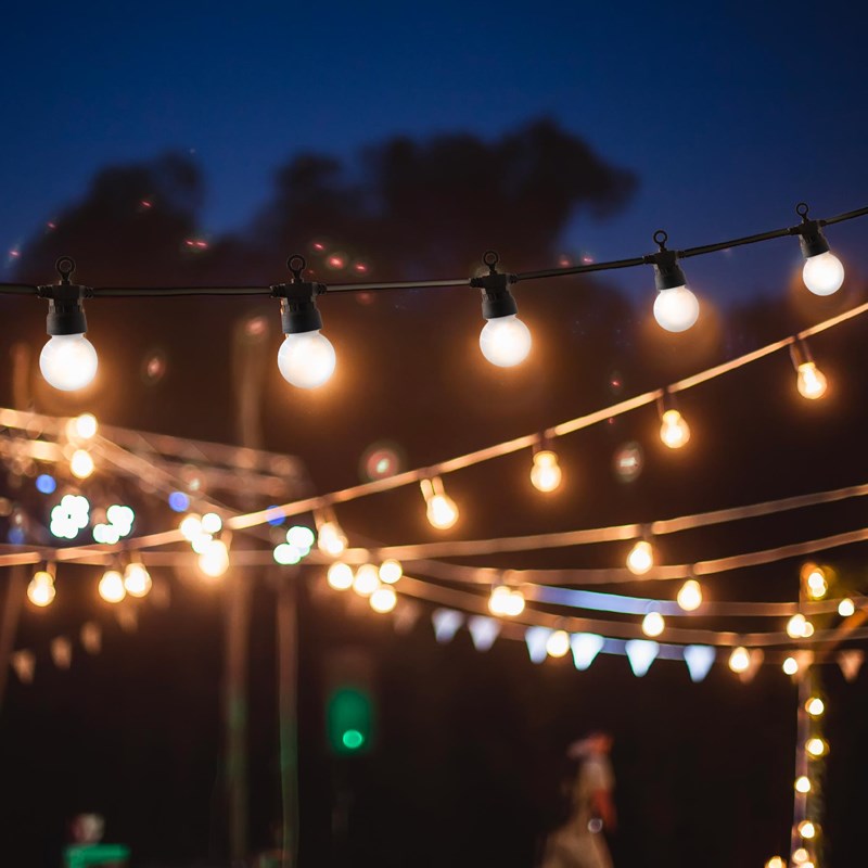 Lumisky - Guirlande connectable led blanc party