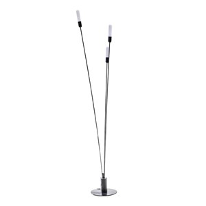 Lampadaire ext filaire noir reeds